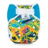 Wasserdichte Windelhose. Design: Australische Tiere + Türkis, Verschluss: Klett | Bamboolik