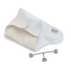 Newborn Fold with the Neugeborenfalttechnik von der geformten Einlage DUO mit Stay Dry für das Trockenheitsgefühl, es reicht nur die Überhose zugeben | Bamboolik