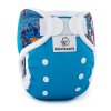 Newborn Nappy Covers for the smallest babies. Design: Turquoise + Fantasy Unicorns | Bamboolik