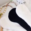 Waschbare Stoffbinde | Bio-Baumwoll-Frottee, Schwarz, Natur / Reusable Sanitary Pad | Organic Cotton Terry , Natural, Black- Bamboolik