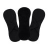 Waschbare Stoffbinde | Bio-Baumwoll-Frottee, Schwarz, Natur / Reusable Sanitary Pad | Organic Cotton Terry , Natural, Black- Bamboolik