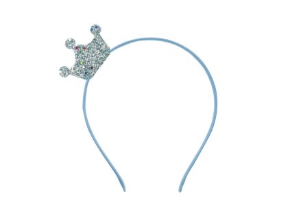 8881 siena celenka s trpytivou korunkou tyrkysove modra