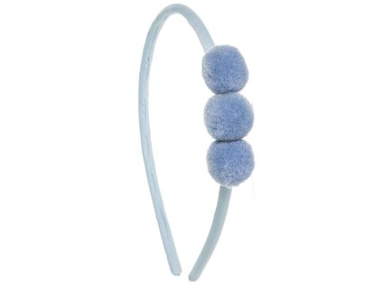 8899 siena celenka se 3 bambulkami modra