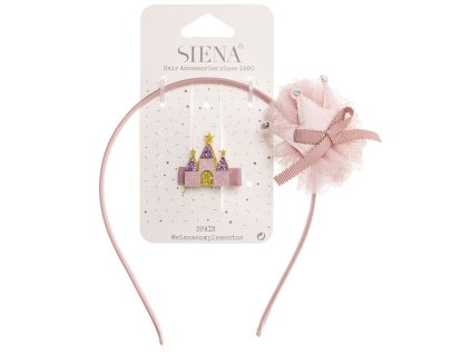 8830 siena celenka svetle ruzova s korunkou sponka