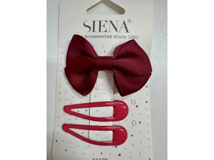 8359 siena masle a sponky do vlasu vinove