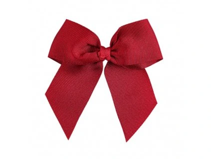 hairclip gross grain bow red