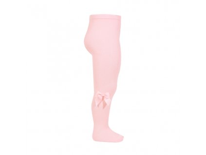 cotton tights with side grossgran bow pink