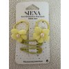 8959 2 siena set sponek a gumicek s kvetinou zluta