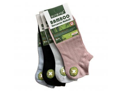Bambusové ponožky - kotníčkové - mix barev - 5 párů