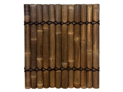 felkor bambuszrud keritespanel sotetbarna 90 x 100