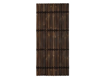 felkor bambuszrud keritespanel sotetbarna 90 x 200