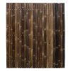 gigant bambusz keritespanel sotetbarna 180 cm x 200 cm