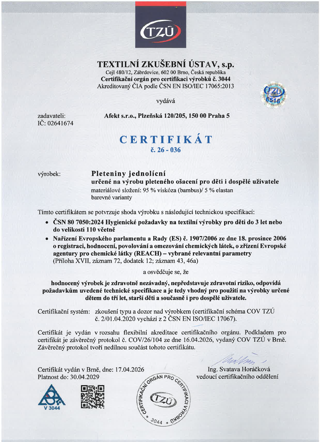 Certifikace TZÚ