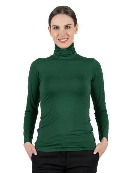 Bambusový Rolák Tmavě Zelený Dámský 2.0