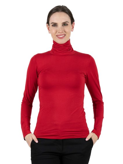 Bambusový Rolák Červený Dámský 2.0