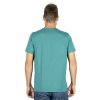 Bambusové Tričko Classic Modrozelené Tealové Krátký Rukáv Pánské
