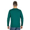 Pánské bambusové tričko s dlouhým rukávem – Tmavě tyrkysové