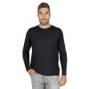 Bambusové Tričko Classic Černé Dlouhý Rukáv Pánské