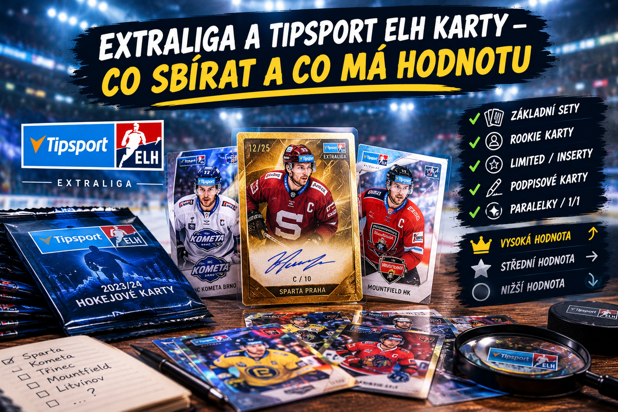 Extraliga a Tipsport ELH karty – co sbírat a co má hodnotu