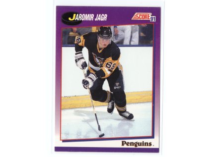 1991-92 Score JAROMÍR JÁGR Purple