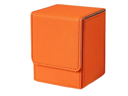 Storage Box Orange Magnetic Closure