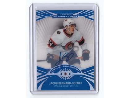 2021-22 UD Ultimate JACOB BERNARD-DOCKER Ultimate Introductions Rookies Auto Podpis