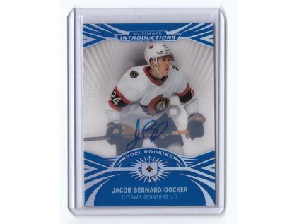 2021-22 UD Ultimate JACOB BERNARD-DOCKER Ultimate Introductions Rookies Auto
