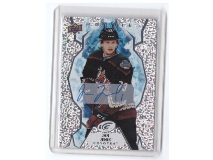 2021-22 Upper Deck Ice JAN JENÍK Snowflake Rookie Auto Podpis