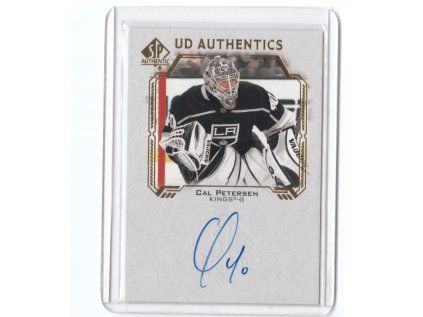 2021-22 Upper Deck SP Authentics CAL PETERSEN Auto