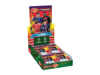 2022/23 Topps Finest Flashbacks UEFA Club Competitions Soccer Hobby Box