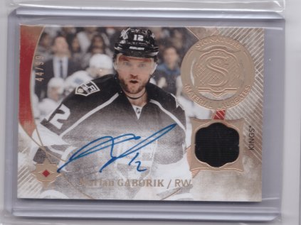 2016-17 Upper Deck Ultimate Collection MARIÁN GABORÍK Signature Material Laureates Auto Podpis Limit 99