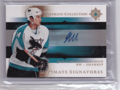 2005-06 Upper Deck Ultimate Collection JONATHAN CHEECHOO Ultimate Signatures Auto Podpis