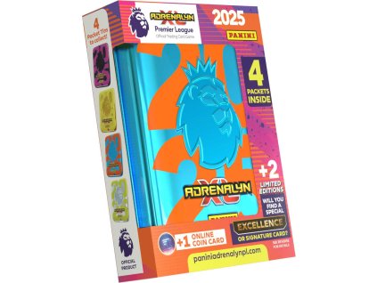 2025 Panini Premier League Adrenalyn XL Pocket Tin Box