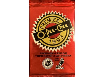 4283 premier o pee chee 1992 1993 balicek hokejovych karet
