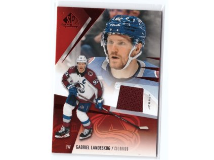 2023-24 UD SP Game Used GABRIEL LANDESKOG Jersey