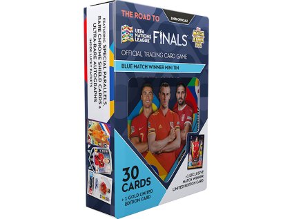 2022/23 Topps Match Attax 101 The Road to UEFA Nations League Finals Blue Tin Box