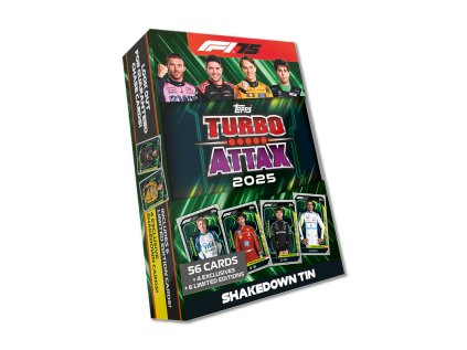 2025 Topps F1 Formula 1 Turbo Attax Shakedown Tin