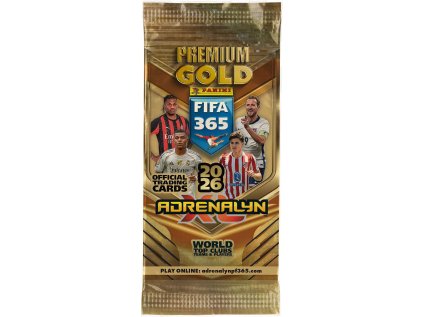 2026 Panini FIFA 365 Adrenalyn XL Premium Gold Balíček