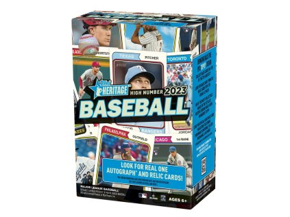 2023 Topps Heritage High Number Baseball Blaster Box