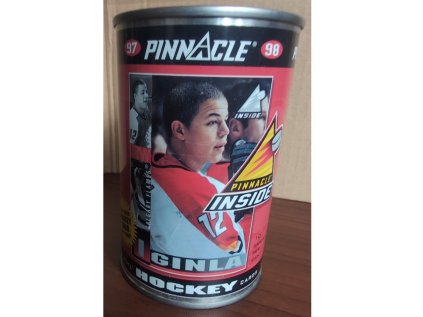 1997-98 Pinnacle Inside Hockey Can Plechovka JAROME IGINLA