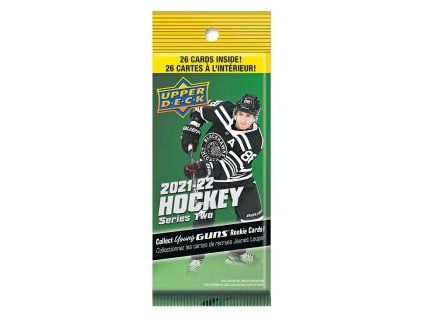 2021-22 Upper Deck Series 2 Hockey FAT Pack Pack