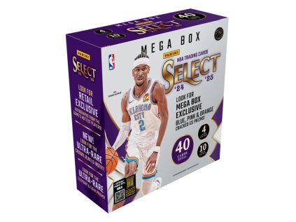 2024/25 Panini Select Basketball Blue Pink Orange Prizms Mega Box
