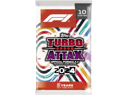 2024 Topps F1 Formula 1 Turbo Attax Balíček Německá Verze