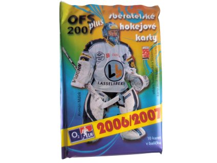 2006-07 OFS Plus Sběratelské Hokejové Karty Balíček