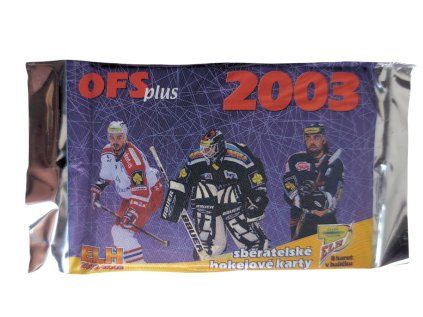 2002-03 OFS Plus Sběratelské Hokejové Karty Pack