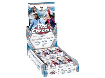 2024/25 Topps Chrome UEFA Women's Champions League Hobby Box