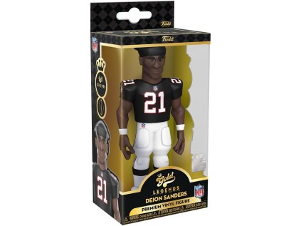 Funko Gold Legends DEION SANDERS Premium Vinyl Figure NFL Black Jersey Figúrka 30 cm