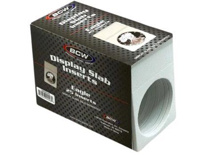 BCW Display Slab Inserts American Eagle 25 pcs