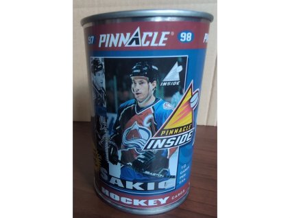 1997-98 Pinnacle Inside Hockey Can Plechovka JOE SAKIC