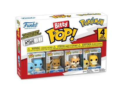 Funko Bitty POP Pokémon Squirtle 4-Pack Box